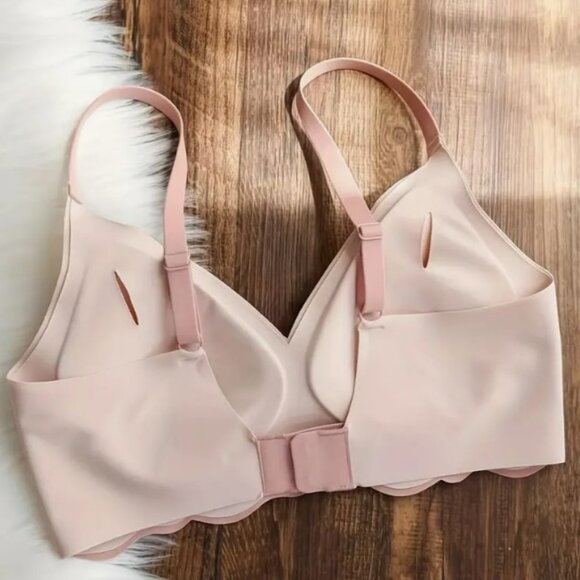 Seamless & Thin Bra, Medium Stretch Bra - Pink "XL" - Picture 2 of 2